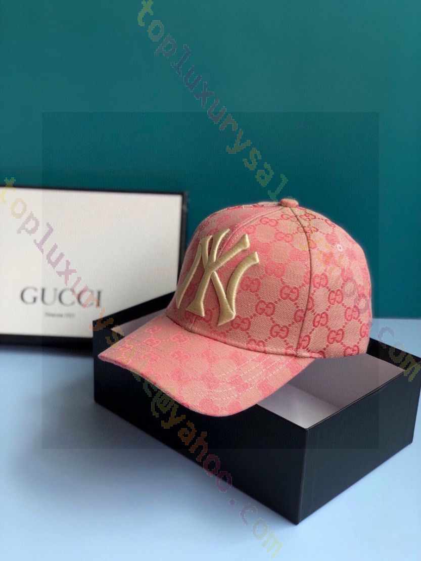 Gucci, Accessories, Copy Pink Gucci Ny Yankees Hat